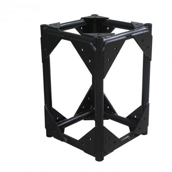 Heavy Duty 6-Way Black Aluminum Truss Corner for Event Staging